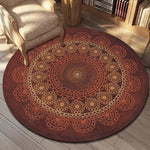 Bohemia Round Rug, Yoga Rug