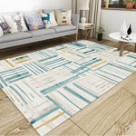 Simple Geometric Living Room Area Rug