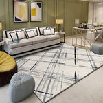 Simple Geometric Living Room Area Rug