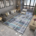 Simple Geometric Living Room Area Rug