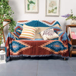 Sofa Blanket Decorative Blanket | Area Carpet with Tassel