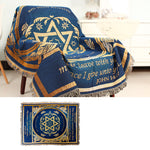 Sofa Blanket Decorative Blanket | Area Carpet with Tassel