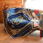 Sofa Blanket Decorative Blanket | Area Carpet with Tassel