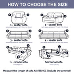 Patterned Universal Sofa Couch & Cushion Covers