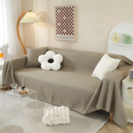 Soft Thick Chenille Couch Throw Cover , Couch Cushion Cover Dog Furniture Protector for Living Room