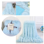 Fluffy Microfiber Faux  Fur Blanket