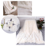 Fluffy Microfiber Faux  Fur Blanket