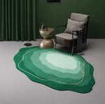 Simple shaped irregular rug