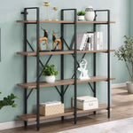 64'' H x 60'' W Iron Etagere Bookcase