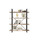 54.7'' H x 41'' W Iron Etagere Bookcase