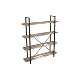 54.7'' H x 41'' W Iron Etagere Bookcase