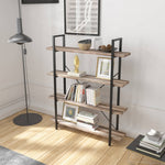 54.7'' H x 41'' W Iron Etagere Bookcase