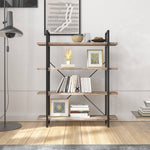 54.7'' H x 41'' W Iron Etagere Bookcase
