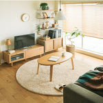 Fluffy Area Rug | Round Living Room Rugs