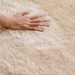 Fluffy Area Rug | Round Living Room Rugs