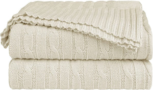 Cotton Knitted Nap Blanket