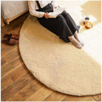 Fluffy Area Rug | Round Living Room Rugs