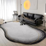 Simple shaped irregular rug
