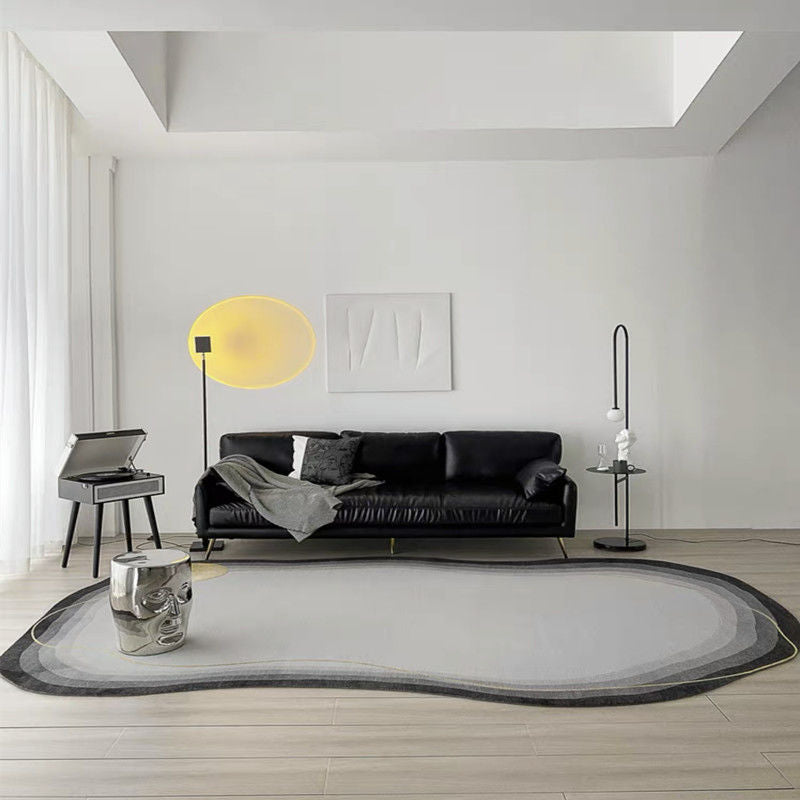 Irregular Simple Rug Simple shaped irregular rug | area rug | living room rugs – sweaterpicks