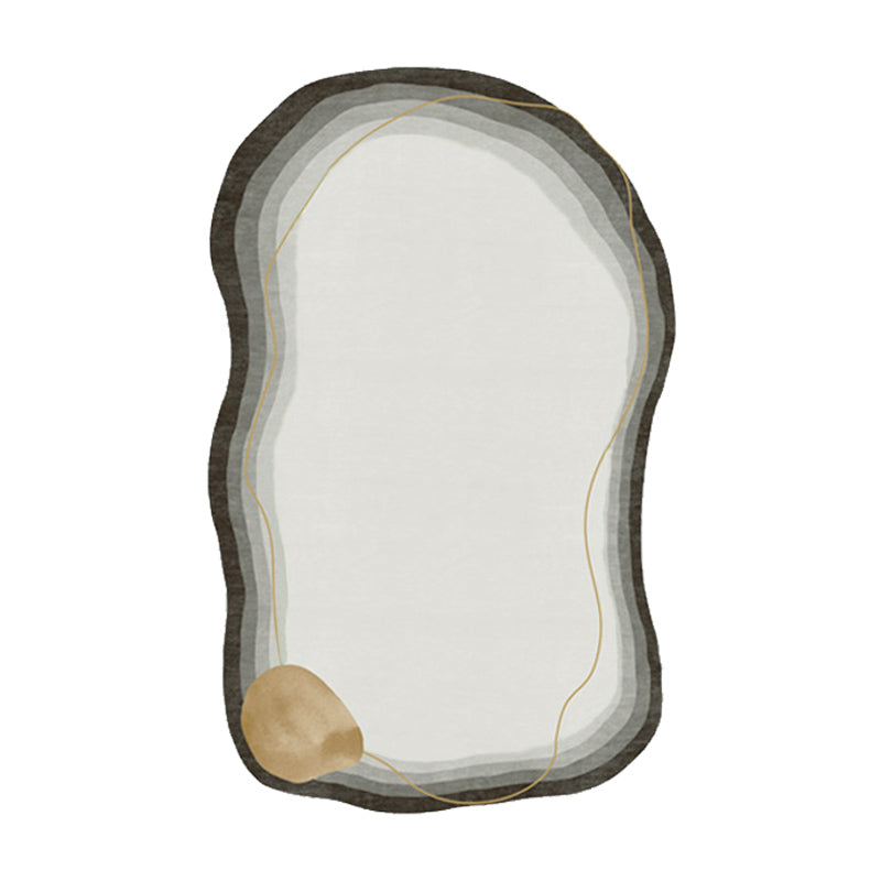 Irregular Simple Rug Simple shaped irregular rug | area rug | living room rugs – sweaterpicks
