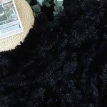 Fluffy Microfiber Faux  Fur Blanket