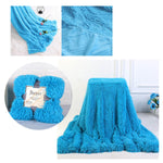 Fluffy Microfiber Faux  Fur Blanket