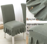 Thickened Stretch Fabric Dining Chair Cover