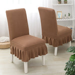 Thickened Stretch Fabric Dining Chair Cover