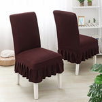 Thickened Stretch Fabric Dining Chair Cover
