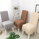 Thickened Stretch Fabric Dining Chair Cover
