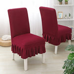 Thickened Stretch Fabric Dining Chair Cover