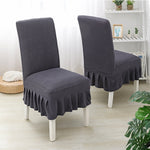 Thickened Stretch Fabric Dining Chair Cover