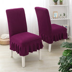 Thickened Stretch Fabric Dining Chair Cover