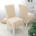 Thickened Stretch Fabric Dining Chair Cover
