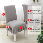 Thickened Stretch Fabric Dining Chair Cover