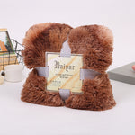 Fluffy Microfiber Faux  Fur Blanket