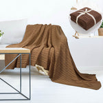 Cotton Knitted Nap Blanket