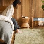 Fluffy Area Rug | Round Living Room Rugs