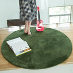 Fluffy Area Rug | Round Living Room Rugs