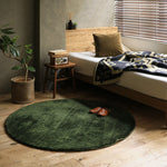 Fluffy Area Rug | Round Living Room Rugs
