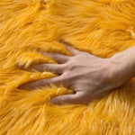 Premium Faux Fur Sheepskin Rectangle Area Rug