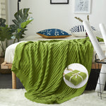 Cotton Knitted Nap Blanket
