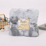 Fluffy Microfiber Faux  Fur Blanket