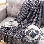 Cotton Knitted Nap Blanket