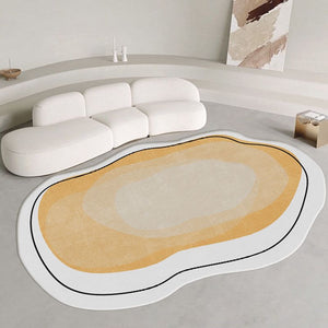 Simple shaped irregular rug