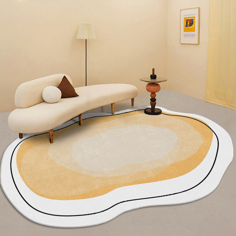 Simple Shapes Rug Simple shaped irregular rug | area rug | living room rugs – sweaterpicks