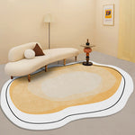 Simple shaped irregular rug