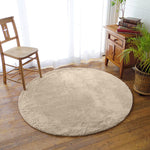 Fluffy Area Rug | Round Living Room Rugs
