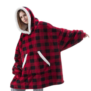 Oversized Microfiber Wearable Blanket