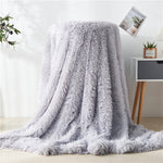 Fluffy Microfiber Faux  Fur Blanket